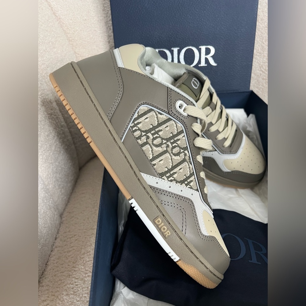 Dior B27 Sneakers – Beige/Dark Green – Size 43 – Brand New, Full Set - Picture 3 of 10